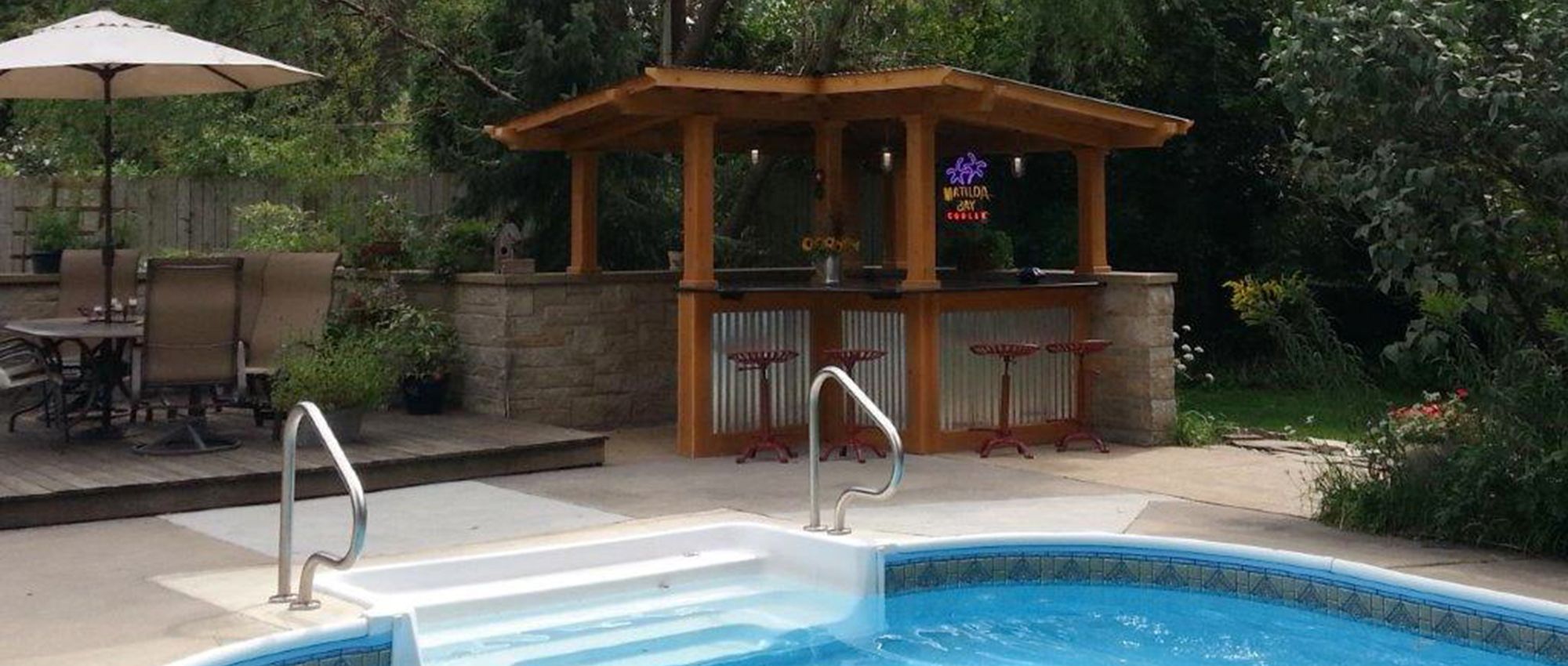 2015 Poolside Bar Wesson Builders